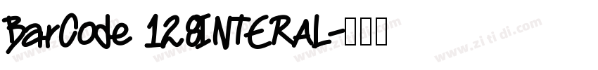 BarCode 128INTERAL字体转换